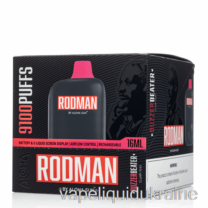 Vape Ukraine [10-Pack] RODMAN 9100 Disposable